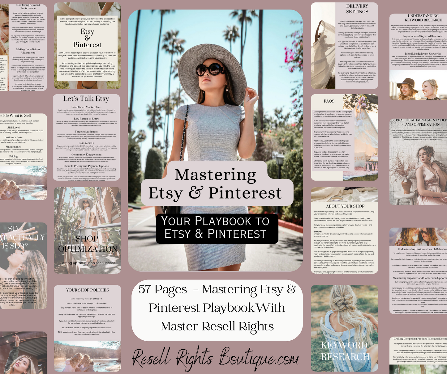 Etsy & Pinterest Mastery Playbook - Digital Ebook with Master Resell Rights