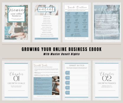 Growing Your Online Business Ebook With Master Resell Rights