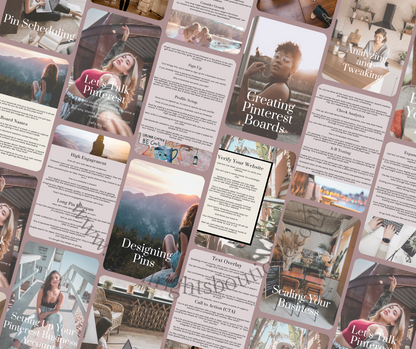 Etsy & Pinterest Bundle - 4 Products Including Ebook, Planner & Templates, Pins & Mockups