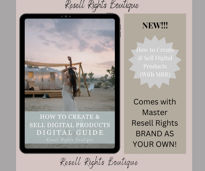 Master Resell Rights Bundle - 10 Digital Products that You Can Resell